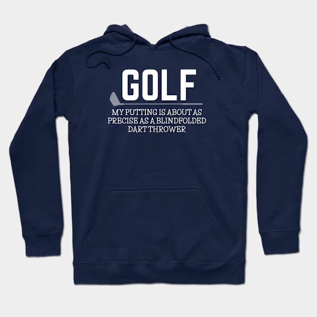 GOLFING Hoodie by DB Teez and More